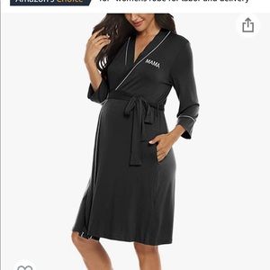 NWOT MAMA Maternity Labor Nursing Robe